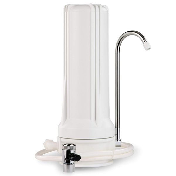 Single Stage Countertop Water Purifier Filter System - With Cartridge