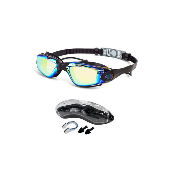 Swimming Goggles Anti Fog, Protecting Adults/Teenagers Without Leakage