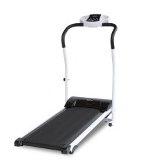 Zoolpro Motorized Exercise Workout Running Treadmill Machine White &amp; Black