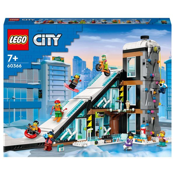 LEGO® City Ski and Climbing Centre 60366 Building Toy Set (1,054 Pieces)