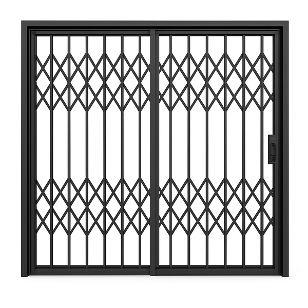 Standard Sliding Trellis Door - Aluminium Frame with Mesh Design