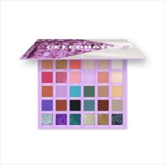 30-Colour Purple Eyeshadow Palette - Matte, Shimmer, Satin &amp; Long-Lasting