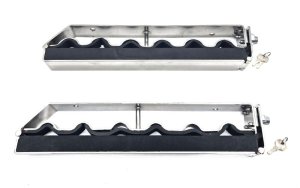 Fishing Buddy Stainless Steel Lockable Fishing Rod Roof Racks For 6