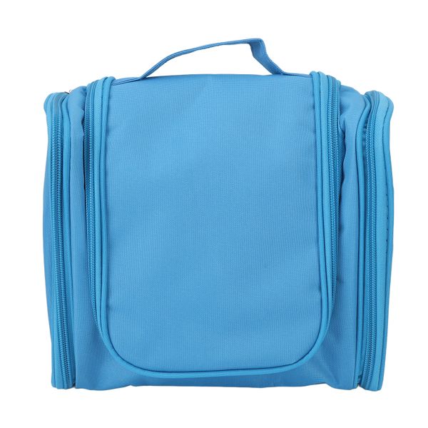 Hanging Toiletry Bag Large Capacity Waterproof Travel Cosmetic Storage Blue