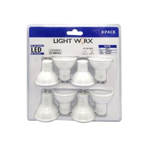 Lightworx GU10 8 x LED Cool White - 3W