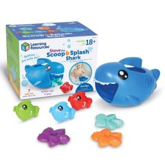 Learning Resources - Steve Scoop &amp; Splash Shark Bath Toy Learning Set