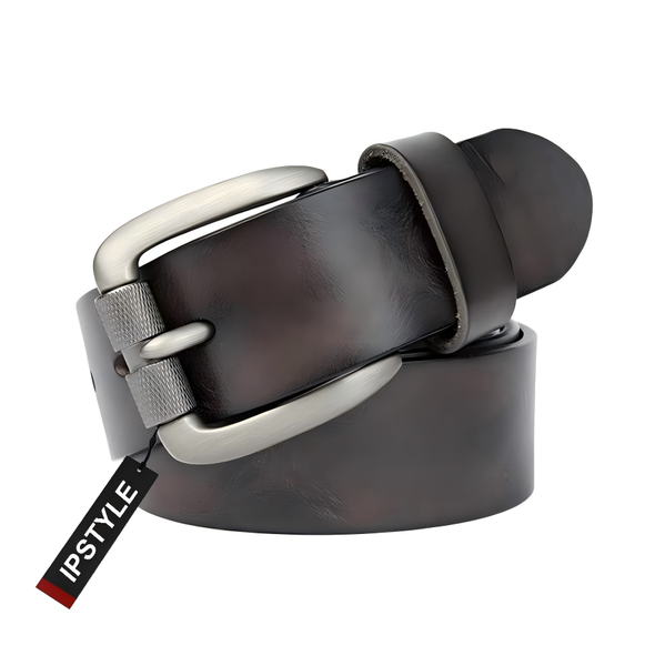 Men Leather Belt Vintage Pin Buckle Natural Skin Waistband Strap Jeans Belt