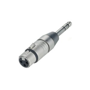 Neutrik NA3FP XLR Male to RCA Phono Adapter - Balanced to Unbalanced Audio