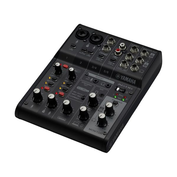 Yamaha AG06MK2 Live Streaming Mixer (White)