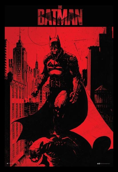 The Batman - Theatrical Poster with Black Frame