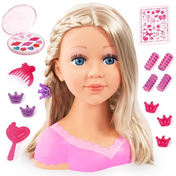 Bayer Charlene Super Model Styling Head with Make-Up and Hair accessories