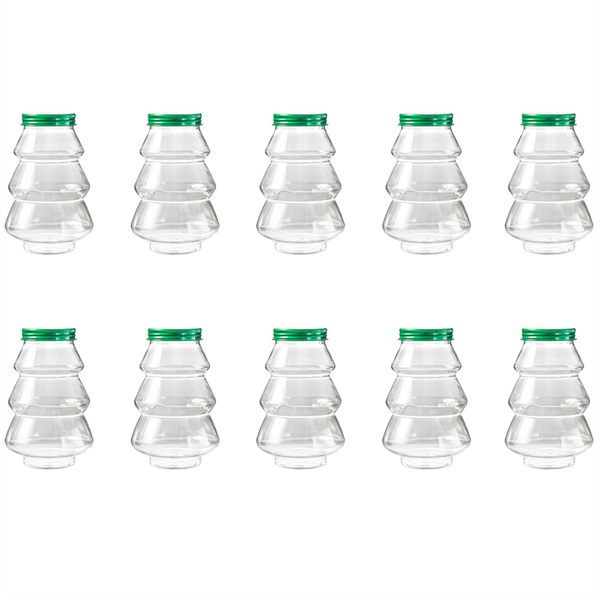 Christmas Tree Candy jar Children's Gift Green Cover