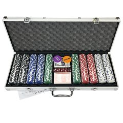 Poker Set 500 Pieces With Aluminium Case