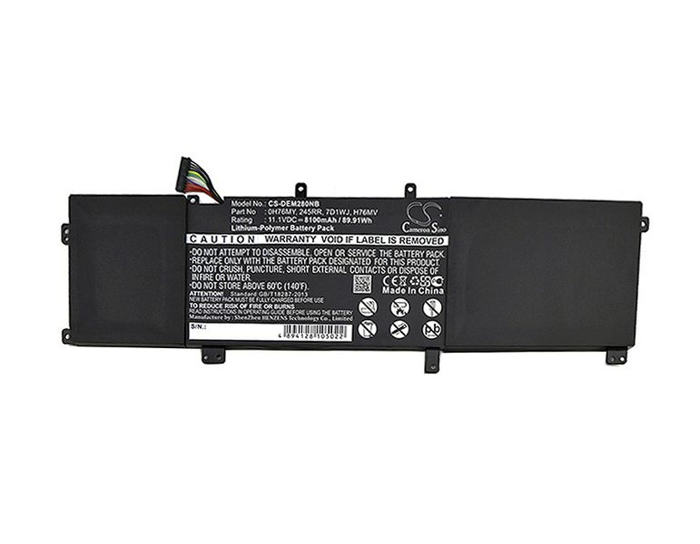 Replacement Battery 8100mAh for Dell Precision M2800