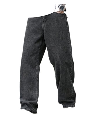 Urban Edge Denim Fitted Straight Jeans