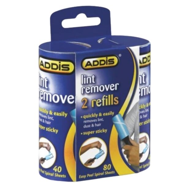 Addis - Lint Remover Refills - 40 Sheets x 2