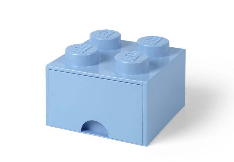 LEGO Brick Drawer 4 (25cm) - Light Royal Blue