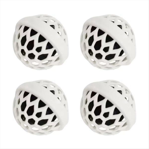 Clean Ball Keeps Bag Clean Picks Up Dust Dirt Crumbs White