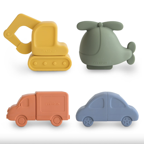 Mould-free Bath Toys from Mushie - Set of 4