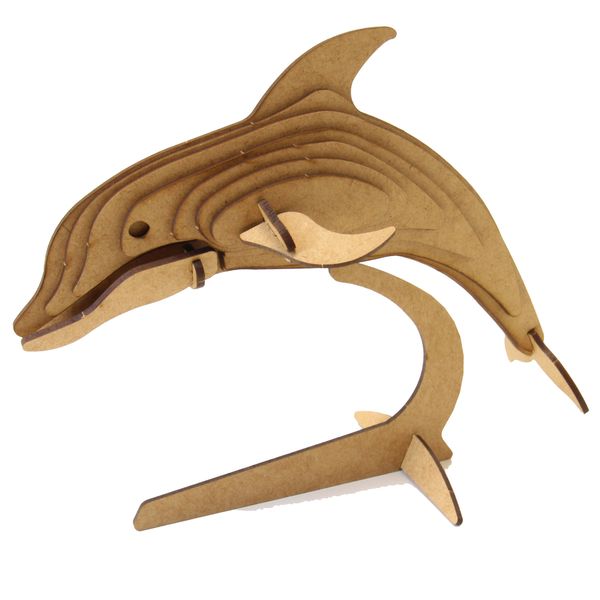 Wow We - 3D Wooden Models - Animals - Dolphin