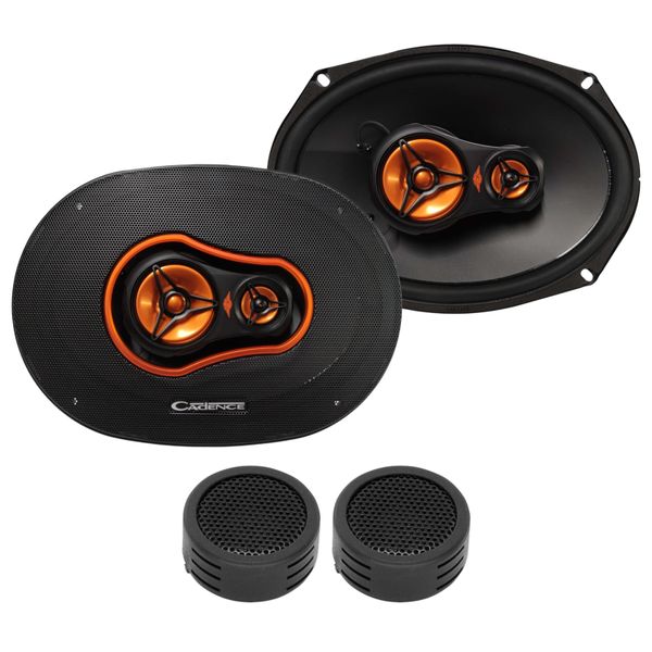 Cadence FXS713HDI 7x10" 3-Way 320w Coaxial Speakers &amp; Evo Tweeters