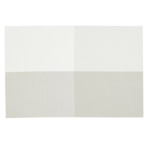George &amp; Mason - Grey Monochrome Colourblock Placemats - Pack of 4