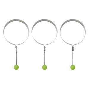 Regent 9cm Egg Ring Stainless Steel - 3 Pack