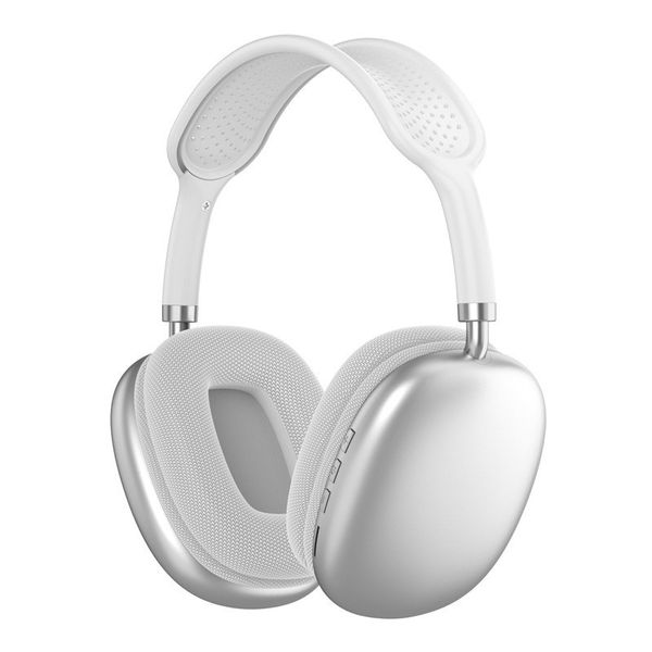 Silver - Wireless Bluetooth Headphones DJ Headsets
