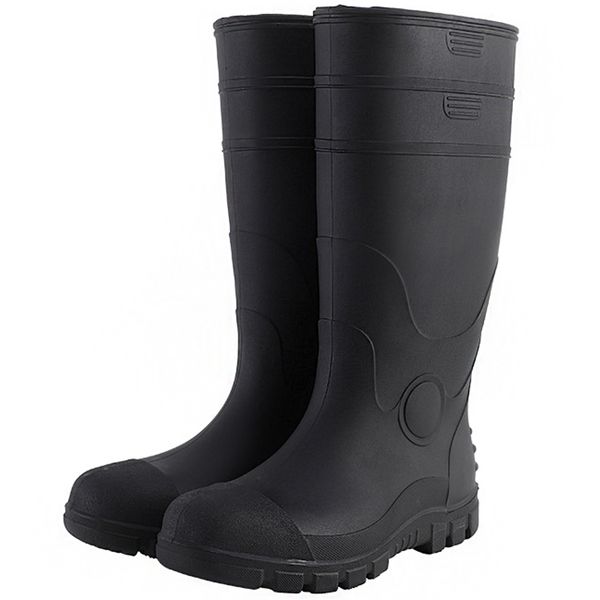 Gumboots for Men Women Industrial Safety Boots with Steel Toe Steel bottom
