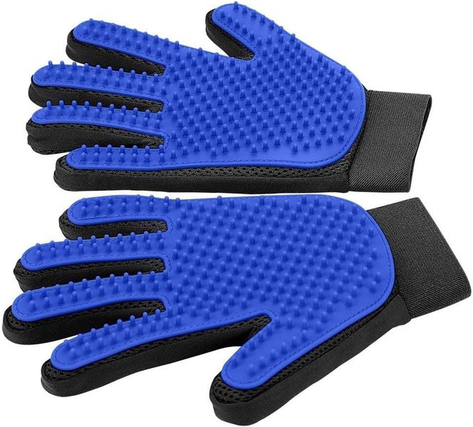 Efficient Pet Hair Remover Gloves Gentle Shedding Brushes for Dogs, Cats