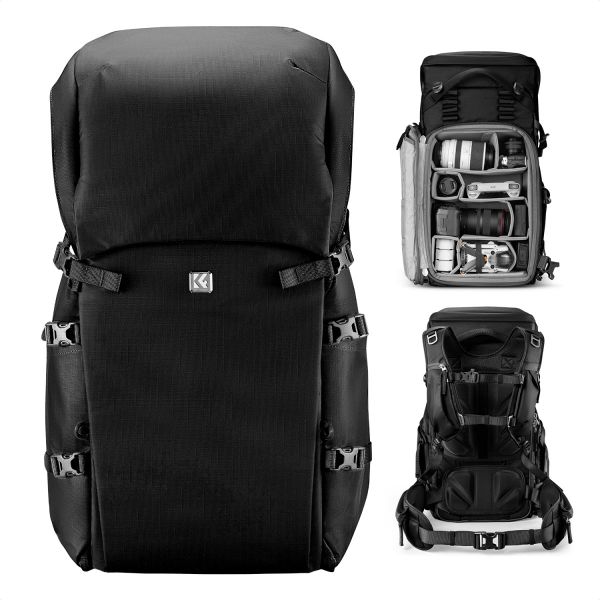 K&amp;F Star Wander (Black) 40L Adventure Photographers Backpack | KF13.207V2