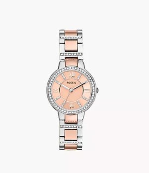 Fossil Ladies Virginia Multi Stainless Steel Strap Watch - ES3405