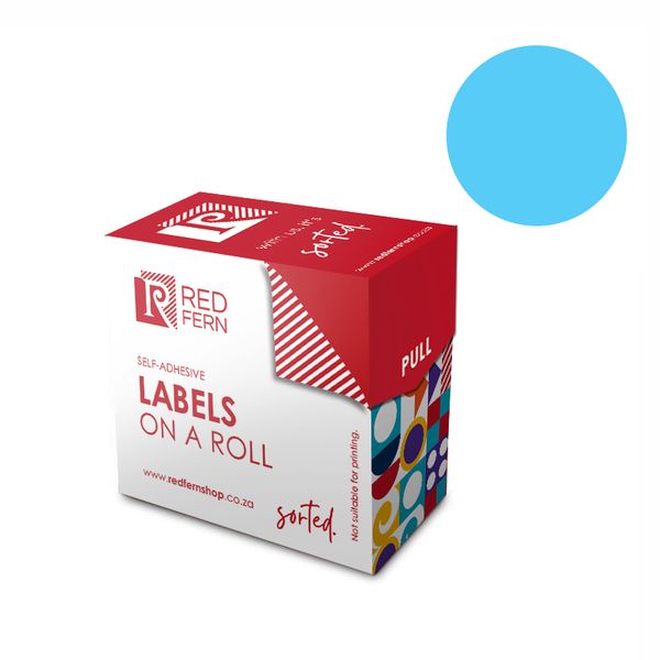 Redfern C19 Colour Code Labels - Light Blue 10's