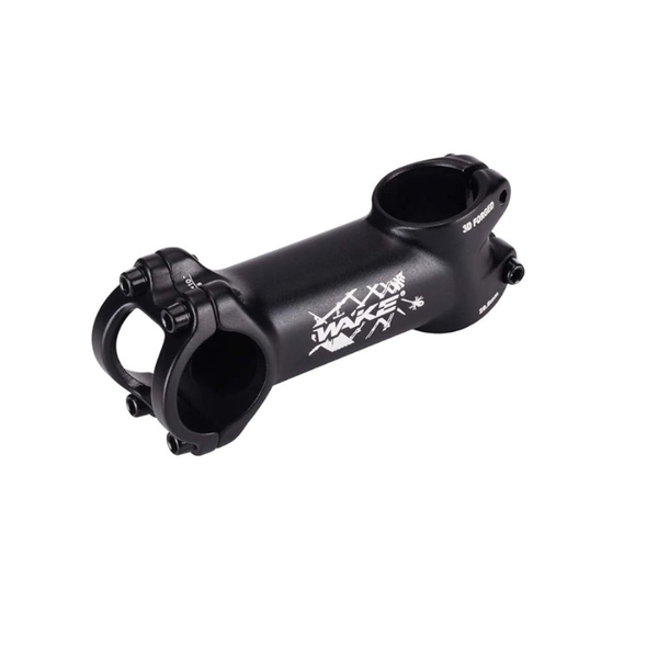 Wake 3D Forged Alloy Bicycle Stem 10 Degree Black 80mm