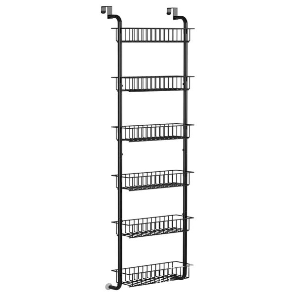 6 Tier Over the Door Pantry Organizer Kitchen Bedroom Hanging Spice Rack