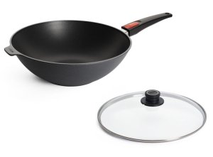 WOLL Diamond Lite Wok With Detachable Handle And Glass Lid - 32cm