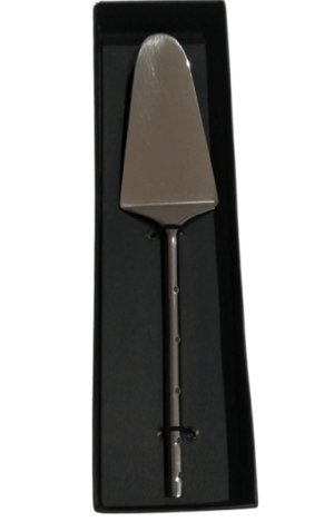 Cake Lifter 25cm Stainless Steel Dot Handle Design