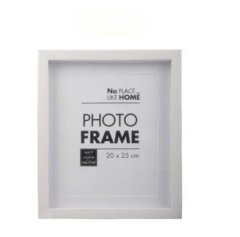 Gallery-Style White Picture Frame 20 x 25 cm - Shadow Box
