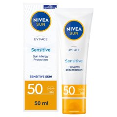 NIVEA SUN UV Sensitive Sun Allergy Protection Face Cream SPF50 - 50ml