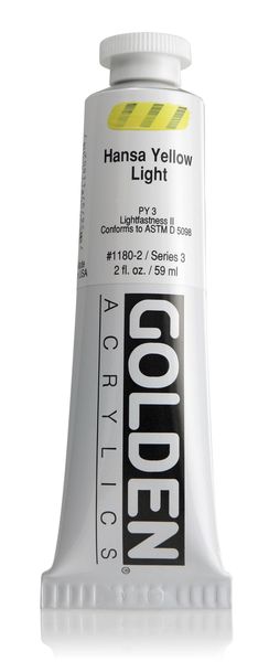 Golden Heavy Body Acrylic Paint - Hansa Yellow Light