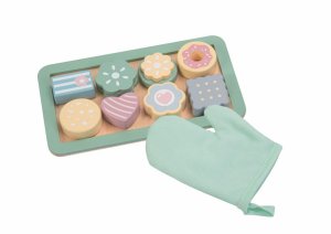 Wooden Cookie Baking Set 10-Pieces