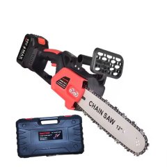 12 Inch Handheld Cordless Electric Chainsaw Wood Cutting Machine
