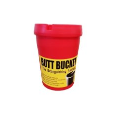 Butt Bucket - Ashtray / Cigarette Buds Ash Tray - Red (Medium)