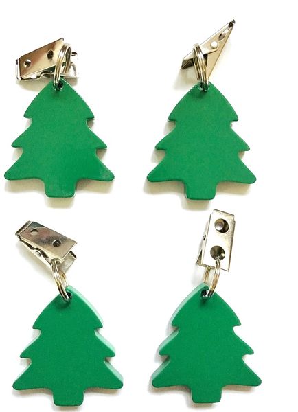 Table Cloth Weights Christmas Tree - Green