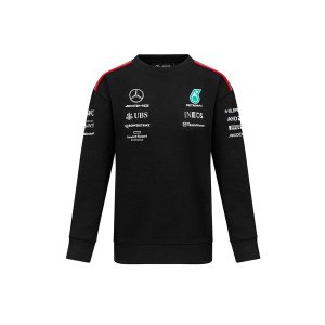 Mercedes AMG Petronas F1 2023 Team Crew Sweat Womens - Black
