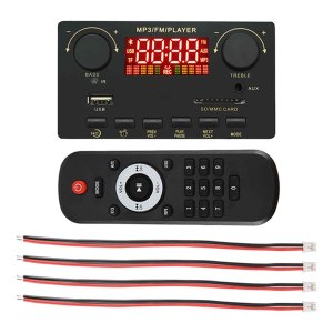 2X40W Amplifier Bluetooth 5.0 MP3 Player WAV Decoder Board(A)