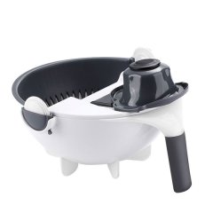 Multi-Blade Vegetable Slicer Cutter with Drain Basket