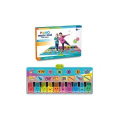 Baby Piano Music Mat with 10 Piano Keys and 8 Musical Instruments 36cm