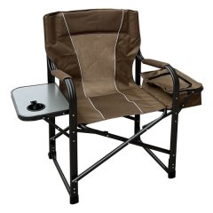 Anchor Lightweight Foldable Directors Camping Chair Cooler Bag &amp; Tray 120kg
