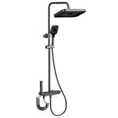 Piano Style 4-Speed Push Button Shower Set